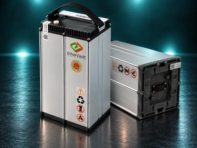 EtherVault 3.2 kWh EV battery pack